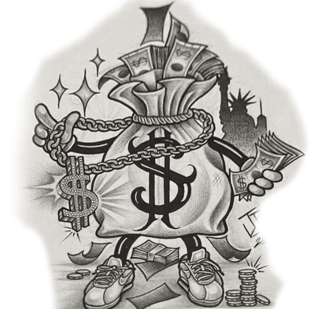 Shark tattoo reference tile